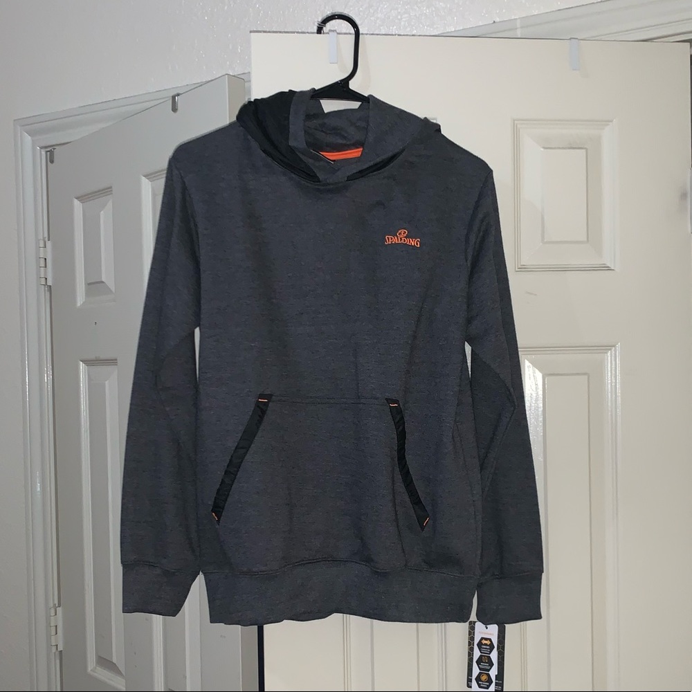 Spalding Grey Sweatshirt Hoodie